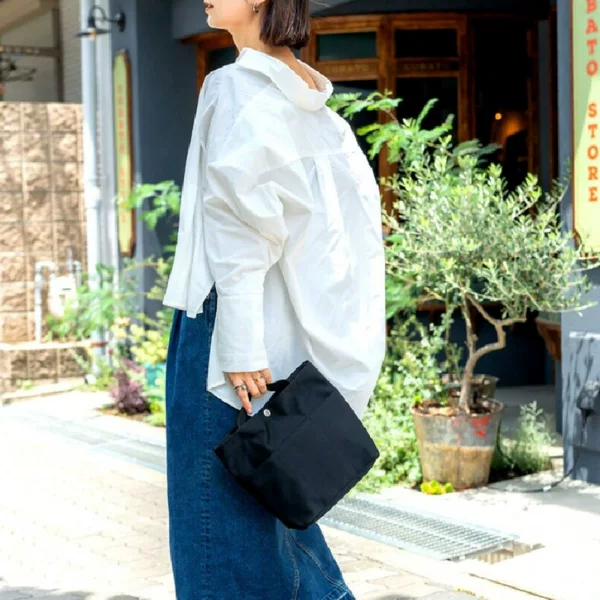 Cross-border Japanese-style Women's Inner Bag Large Capacity Bag-in-bag Multi-functional Lining Finishing Brace-shaped Storage Bag-in-bag