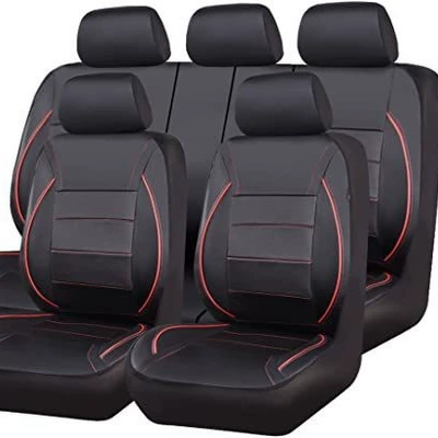 Leather Single-Stitch Pull Strap Leather — Universal seat cover