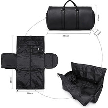 亚马逊商务西装包男士手提折叠大容量西装旅行袋干湿分离独立鞋仓