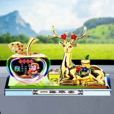 Car ornaments – aromatherapy - plum-blossom-deer-color-picture-apple-monkey