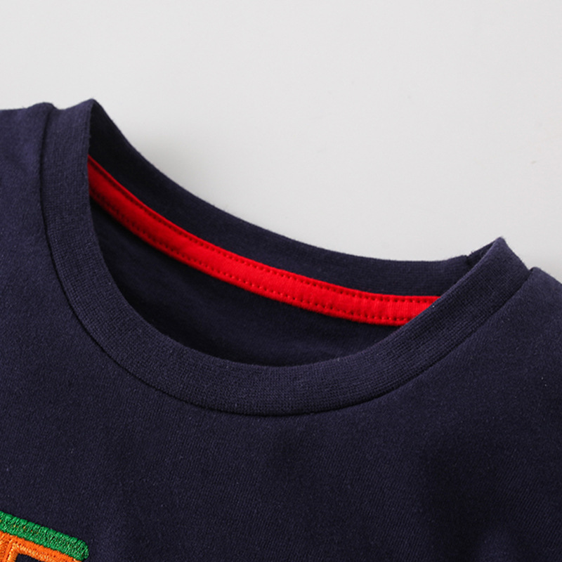 Malwee traje para niños verano nuevo traje de dos piezas para niños europeos y americanos Estilo occidental cuello redondo manga corta ropa para niños guapos