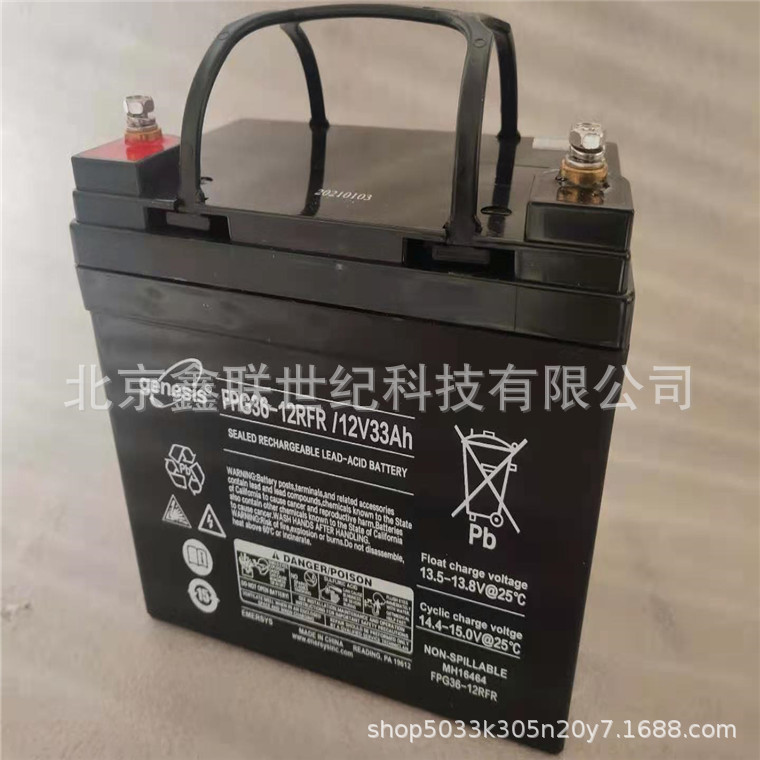 美国艾诺斯蓄电池FPG36-12R 免维护铅酸12V-36AH 通信UPS