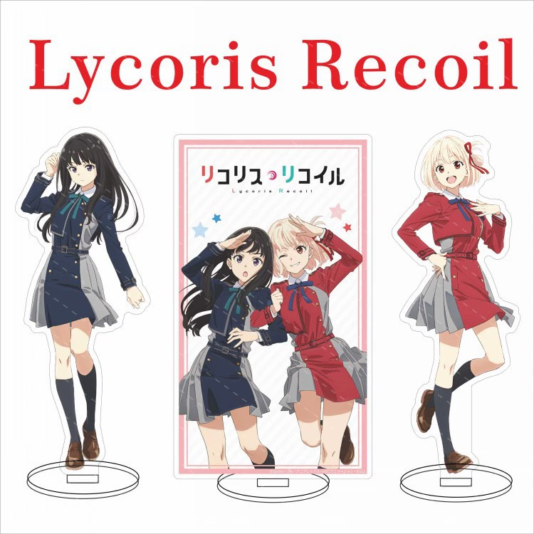 Lycoris Recoil стоит на Miyuki Aya Miakari Merk Miyu Miyu Mama Malik