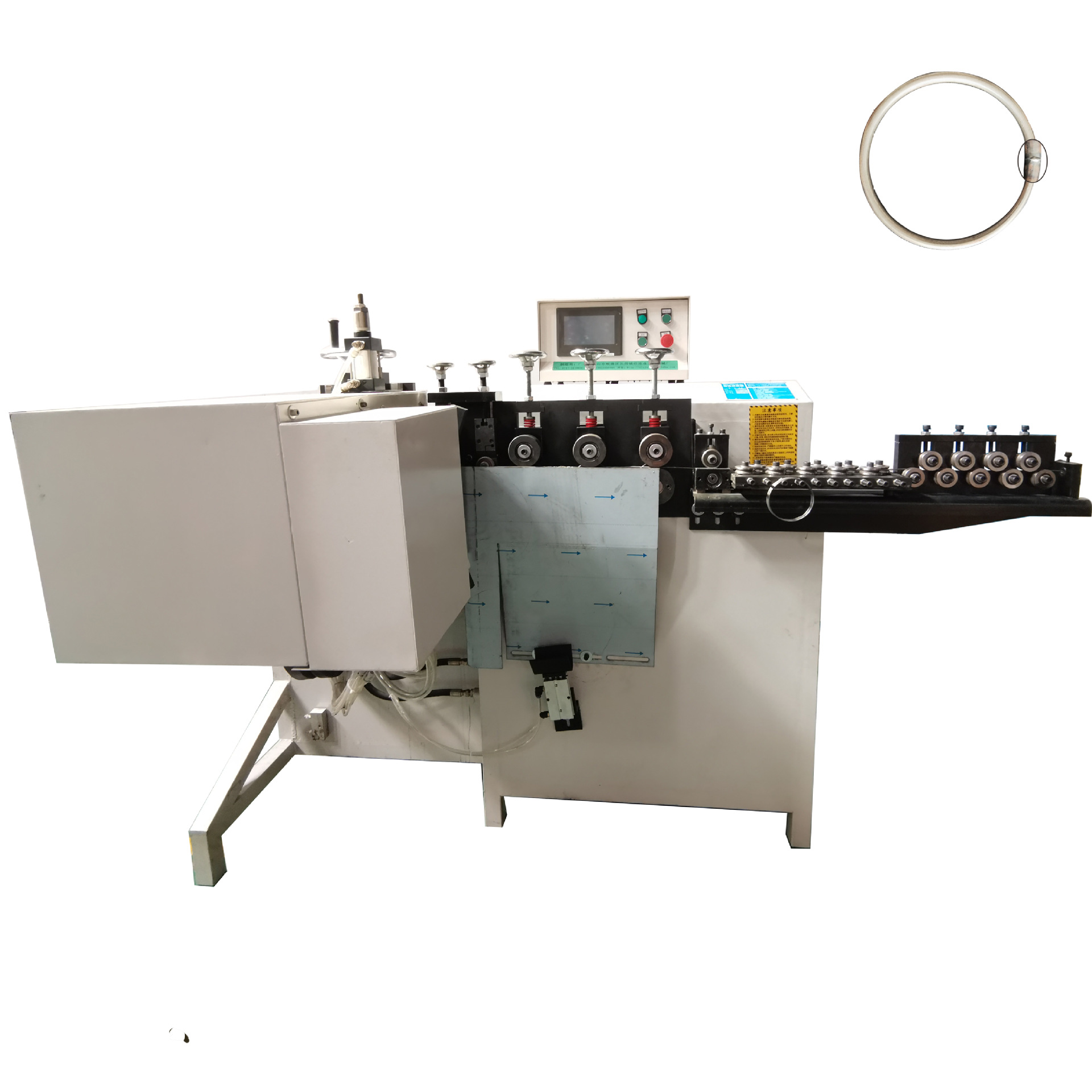 火爆热卖机械液压铁管打圈对焊一体机 生产全自动滚圈焊接打圈机