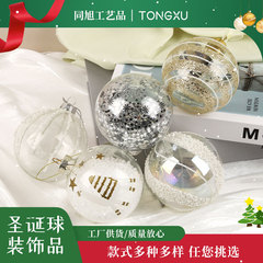 クリスマス装飾、クリスマスボールペンダント、クリスマスツリーハンギングボール、ガラスボール、ホリデーシーンアレンジメント、装飾ペンダント