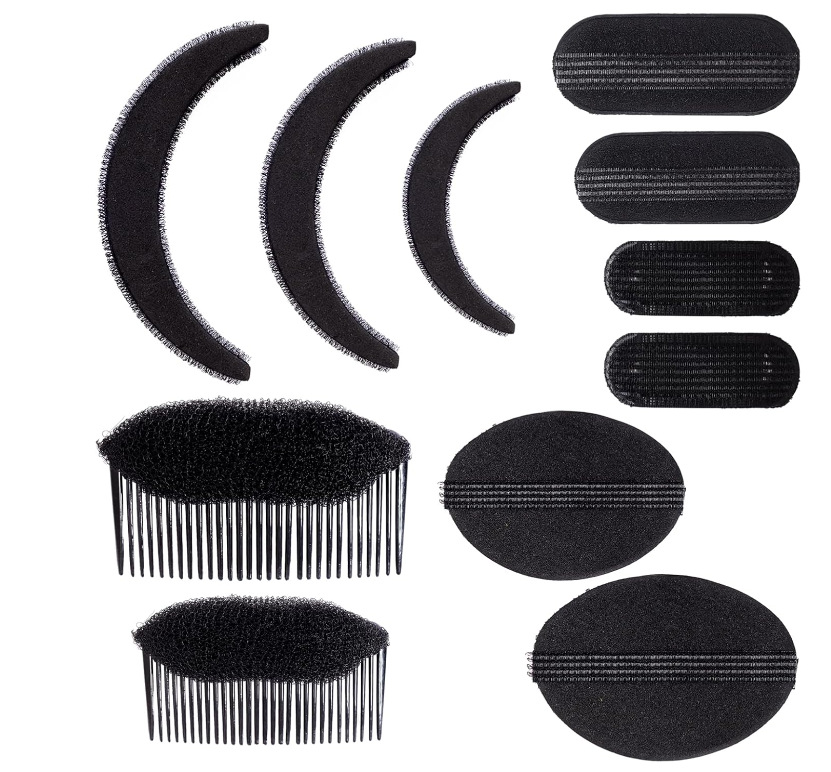 Cojín de cabello de espuma posterior, cojín de cabello de espuma superior, cojín de cabello de esponja invisible, cojín de cabello alto