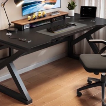 Solid Wood Computer Desk Desktop Desk Student Study Table Simple Small Apartment Bedroom Public Table Double E-Sports Table