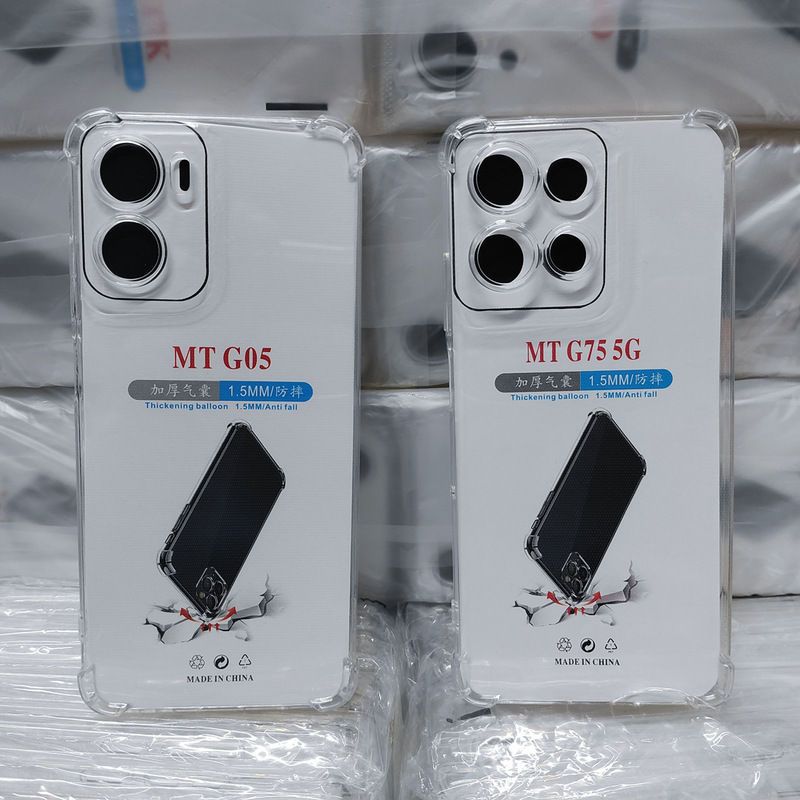 Motorola EDGE60 FUSION 5G 透明 TPU 四隅エアバッグ落下防止細穴保護カバーに適しています。|undefined