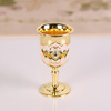 High-end wineglass, metal retro jewelry, European style