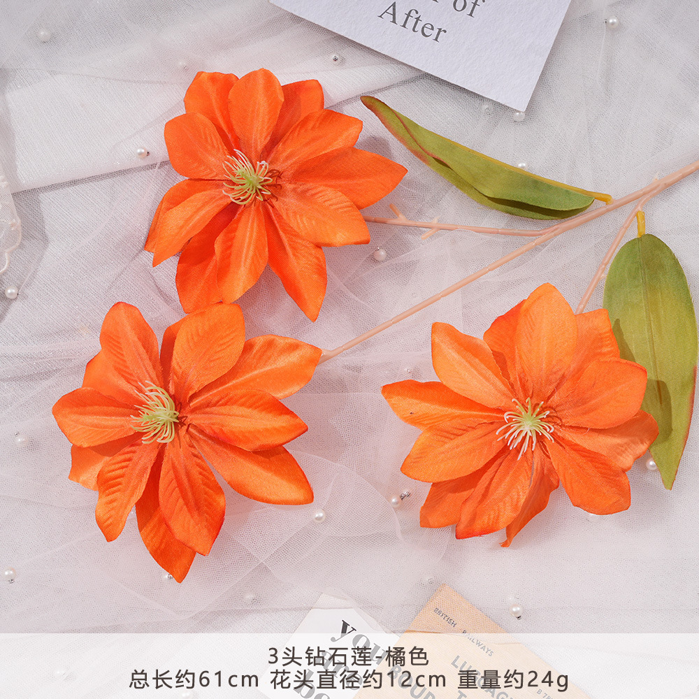 Y-3 Đầu Kim Cương Hoa Sen - Cam
