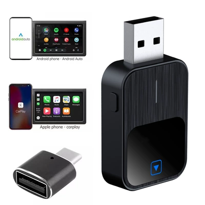 Other Car Video Wired-To-Wireless Carplay Box - k2-black-international-neutral-english-version-with-adapter
