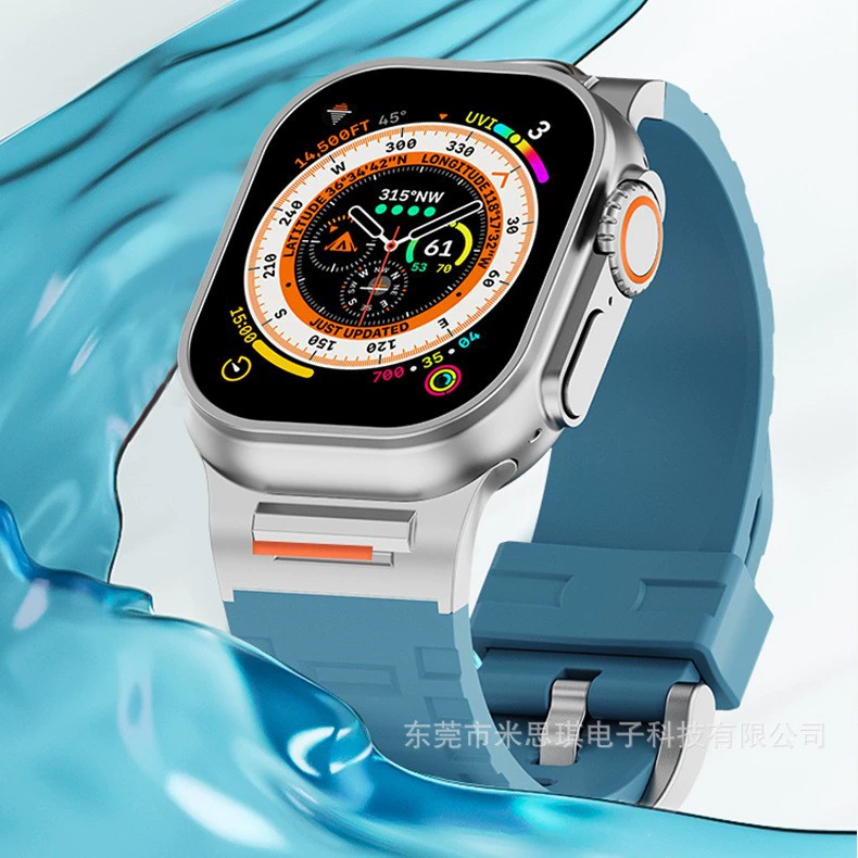 Apple, совместимый браслет, силиконовый ремешок для часов, S10, 2