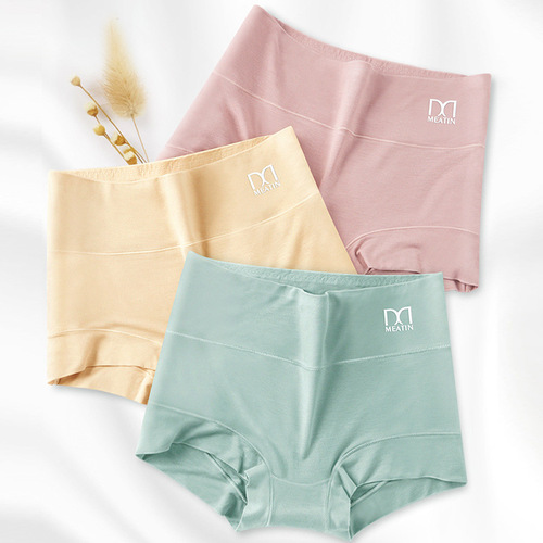 Meiya Ting Modal soft-skin safety pants with crotch, no-wear underwear for women, anti-exposure bottoming, women's boxer briefs