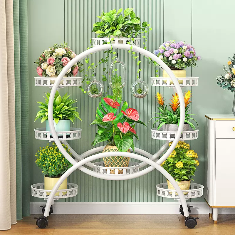 花架子客厅落地式置物架阳台多层花架绿萝摆放架花盆架子欧式花架
