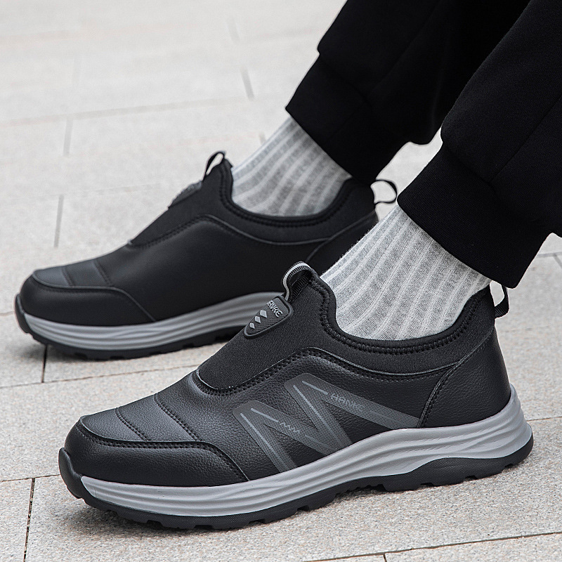 9315 검정색 남성용 미끄럼 방지 부드러운 밑창 무료 양말