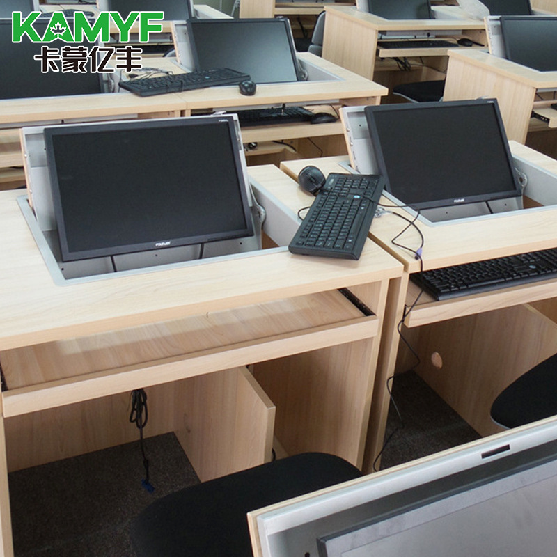 电脑桌学校多媒体教室机房电脑桌简约台式桌办公桌现货学校电脑桌