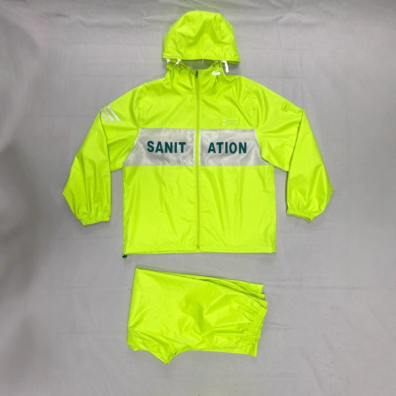 Summer Sanitation Raincoat Work Clothes Customized High Visibility Waterproof Work Clothes Customized Paideen Clothing