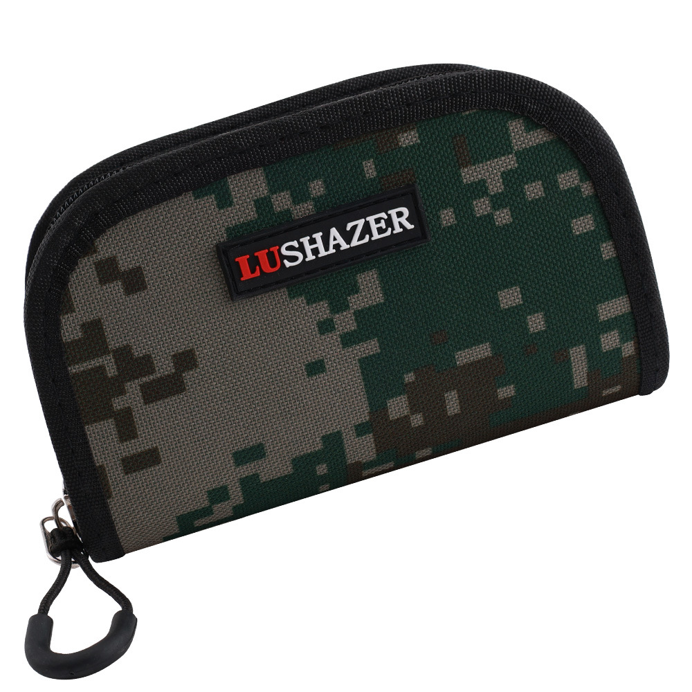 Bolsa de luya bolsa de lentejuelas tres ganchos caja de almacenamiento cabeza de plomo gancho bolsa de artes de pesca bolsa de almacenamiento de cebo de luya bolsa de lentejuelas boca de caballo