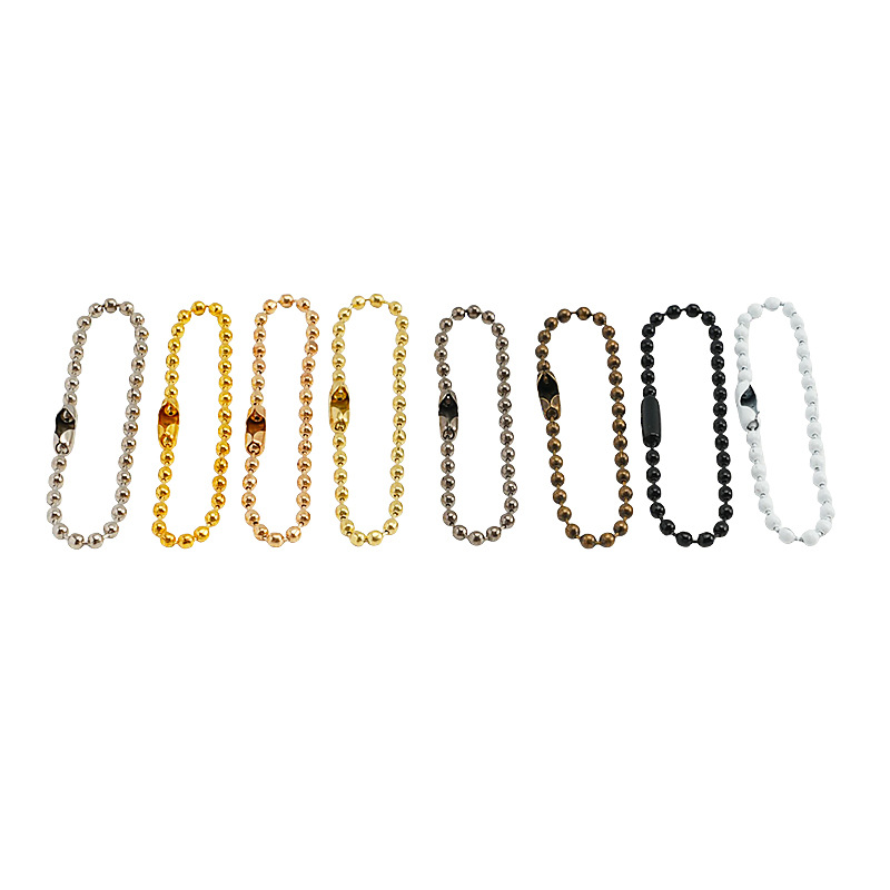 Fabricantes de cadenas de perlas cadenas transfronterizas de hierro de cobre onda