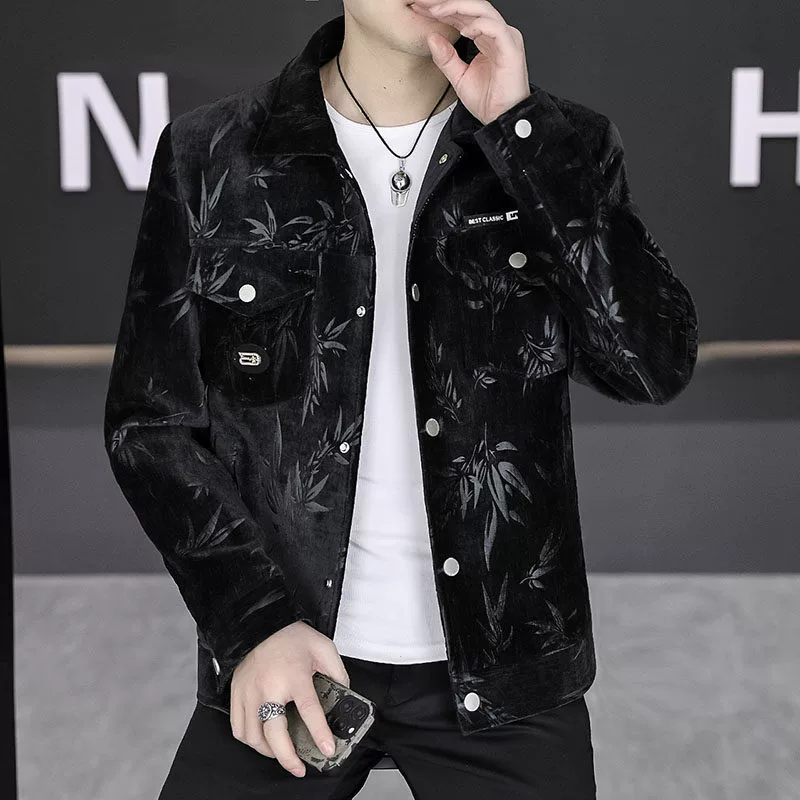 2025 весенний новый модный пиджак для мужчин повседневный дикий тренд экшн 0108