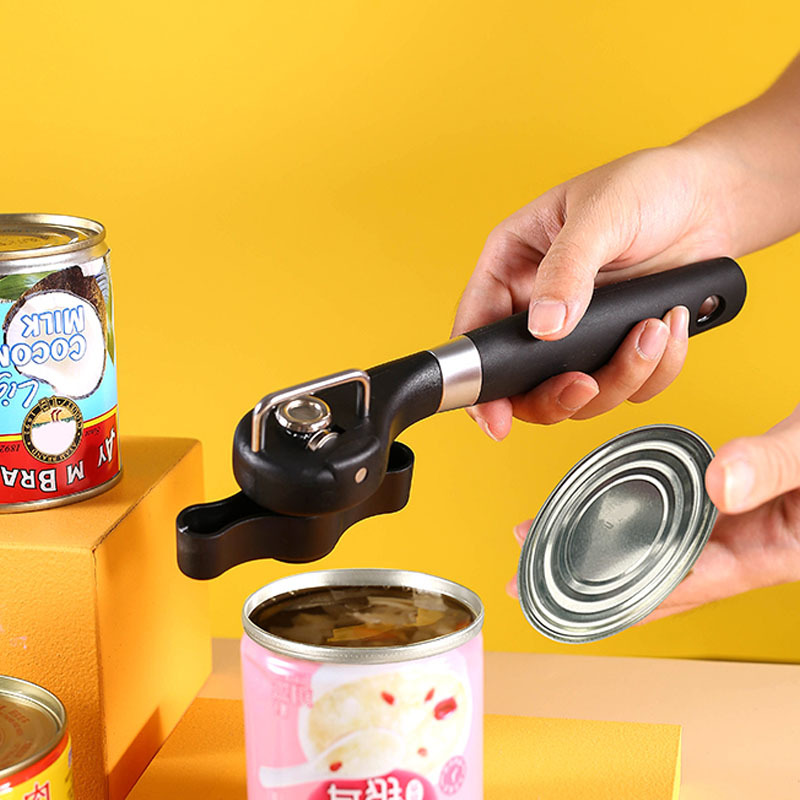 Amazon can knife stainless steel bottle opener kitchen can opener manual rubber plastic single handle can opener