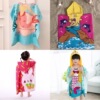 children Cap Bath towel cloak take a shower Female baby Boy Cape Sandy beach towel Cartoon lovely