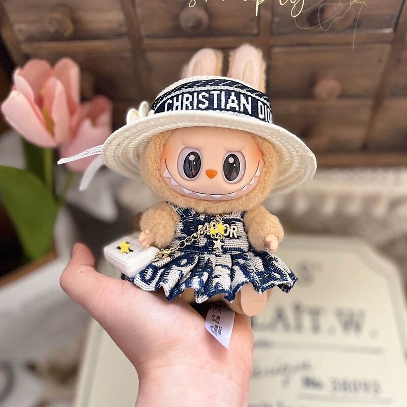 第一世代、第二世代、第三世代のラブブ座りパーティーベビー服 17cm人形 ラブブ服 小香風のみ服|undefined
