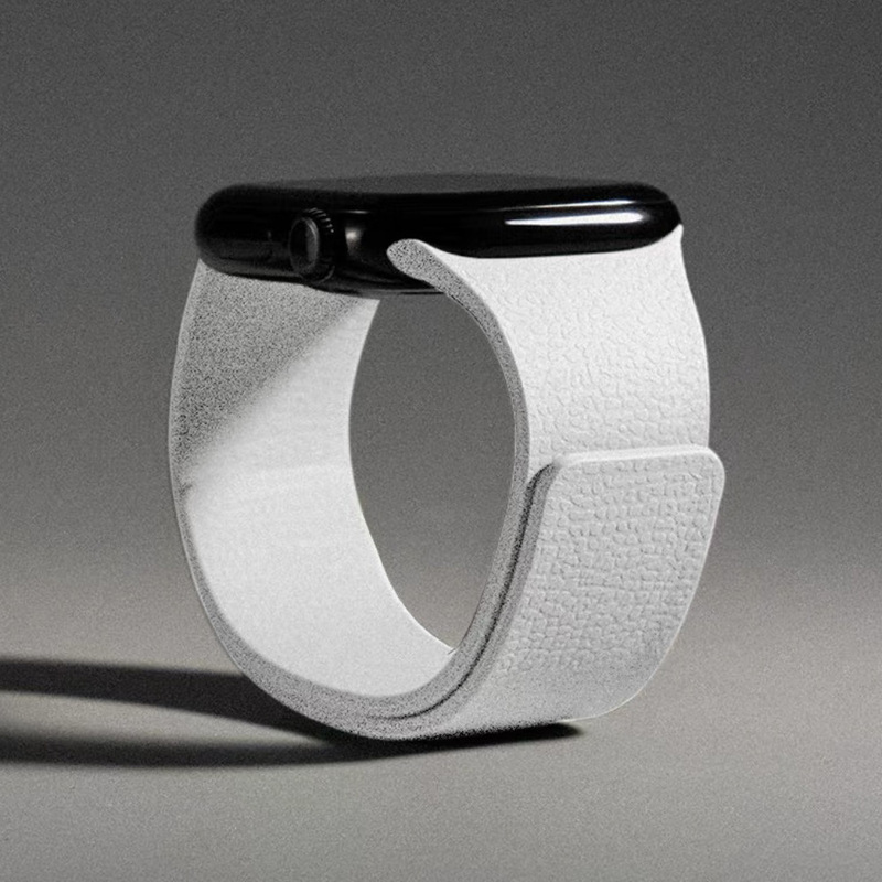 Apple iwatchs10 Huawei gt5 Samsung Xiaomi s4 ライチパターン gt6 シリコンソフト磁気吸着 s11 時計ストラップに適しています。|undefined