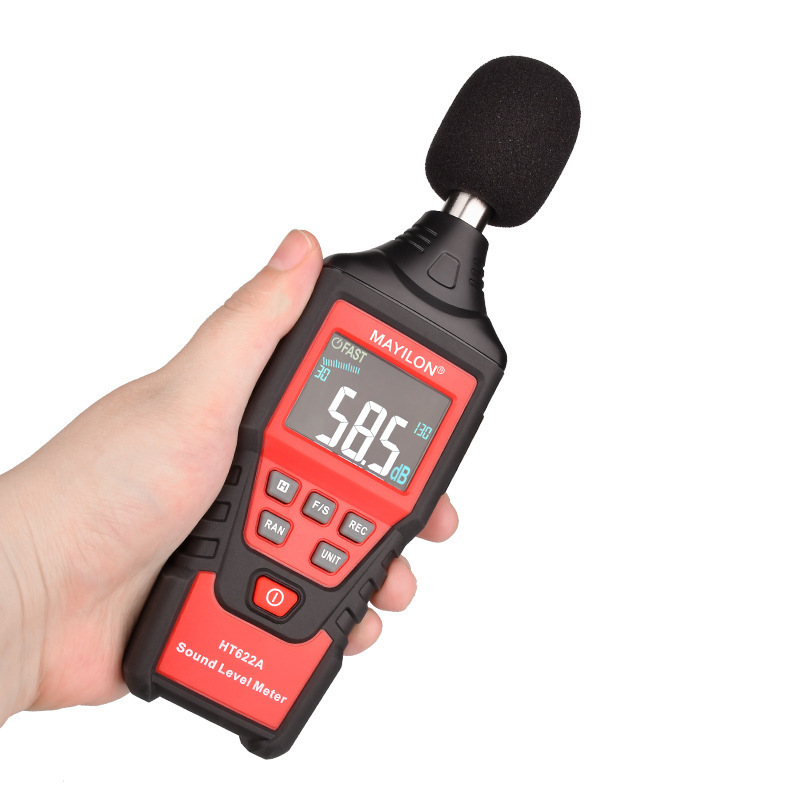 麦仪龙数字噪音仪HT622A分贝仪计高精度声级计手持便携跨境速卖通
