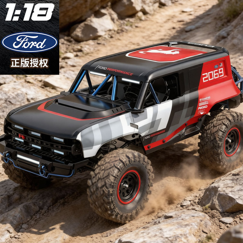 Mjx H18P Ford Climbing Car Rc Adult Professional Remote Control Car 1/18 Brushless Four-Wheel Drive Off-Road Vehicle