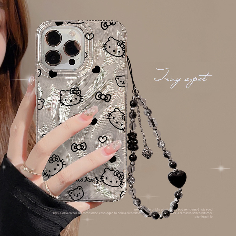 Feather Yarn Suitable for Apple 15 Pro Max Phone Case iPhone 17 Sweet Cool Line Cat 13 Lanyard 12 Laser 16 Feather Yarn Suitable for Apple 15 Pro Max Phone Case iPhone 17 Sweet Cool Line Cat 13 Lanyard 12 Laser 16