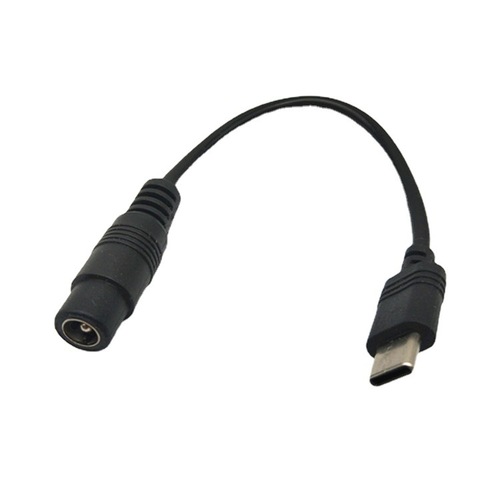 New TYPE-C adapter 2.1mm TYPE-C to DC5.5*2.1 female mm power adapter short cable