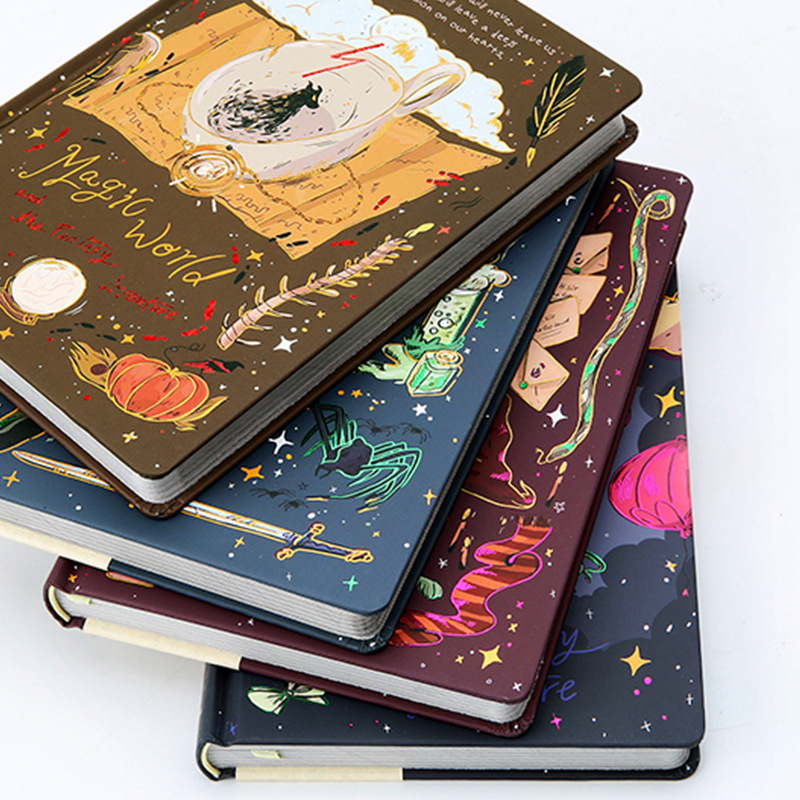 魔力の世界手帳創意抜粋レトロ携帯文芸精致日記帳カラーページイラストメモ帳