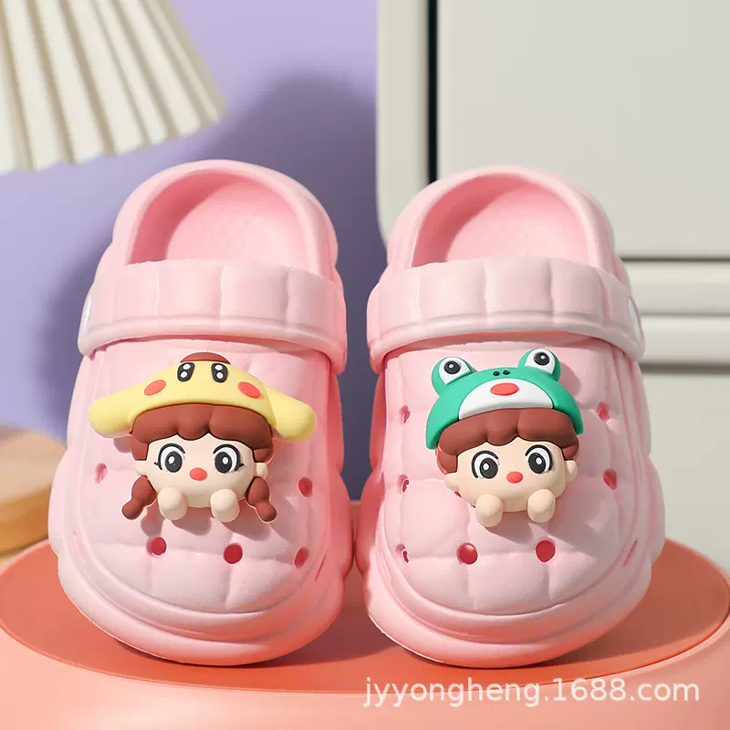 宝宝凉鞋男女童软底1-9岁学步婴幼儿EVA洞洞鞋夏季新款小童包头鞋