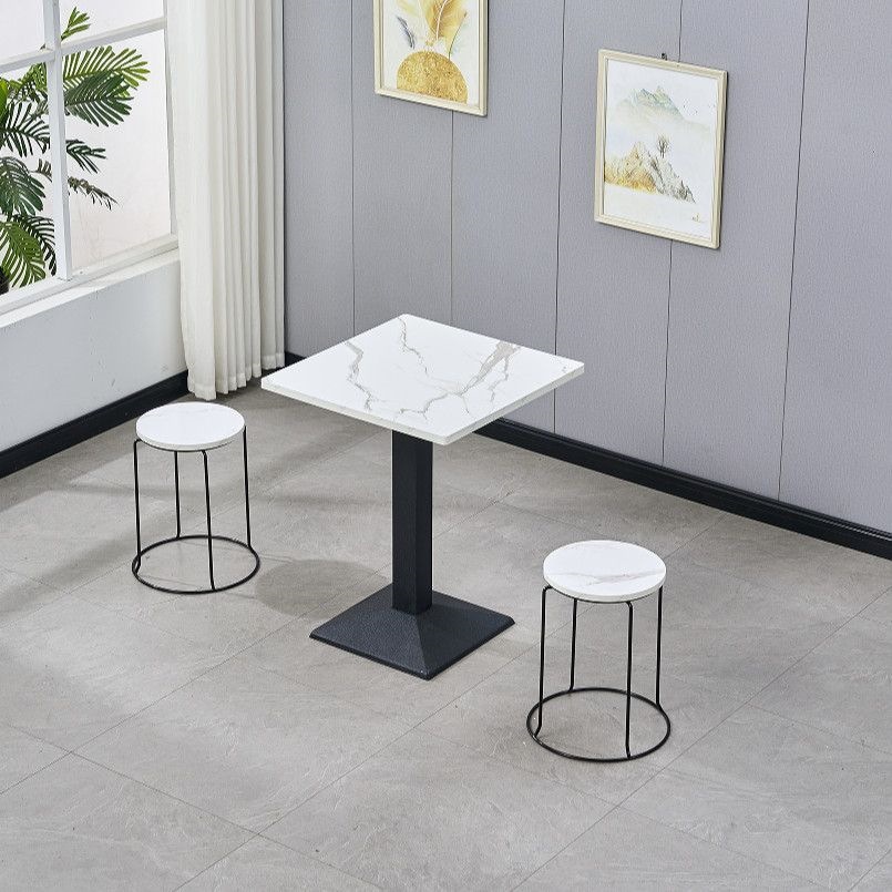 Mesa de comedor de restaurantes, snack shop, mesa y silla de comedor, mesa de comedor, mesa de té de leche, mesa redonda de roca