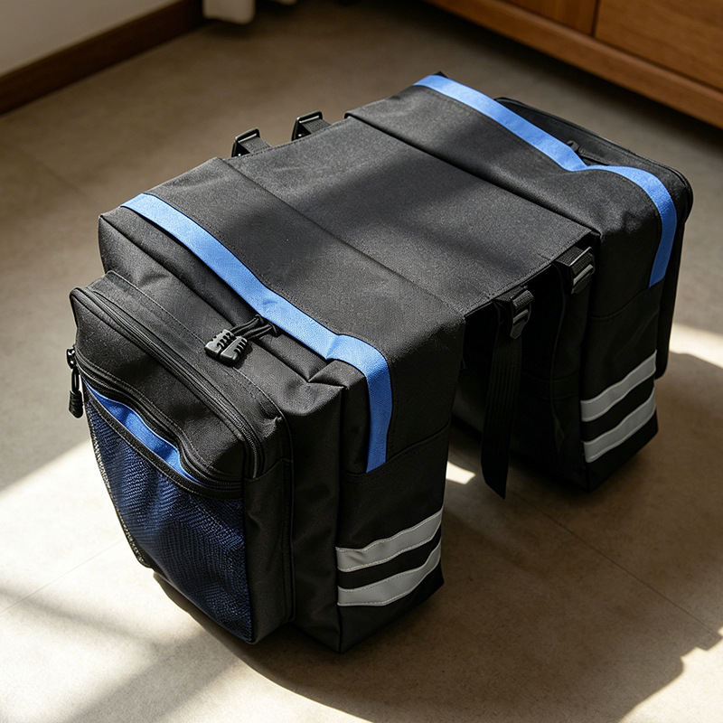 Bicycle Pannier Bag, Mountain Bike Large-Capacity Riding Bag, Rear Rack Bag, Rear Seat Bag, Frame Bag Equipment
