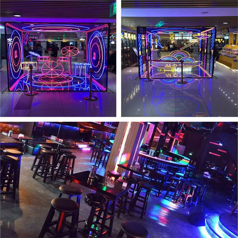 24V neon light strip LED light strip outdoor waterproof flowing water light strip low voltage high brightness silicone light strip