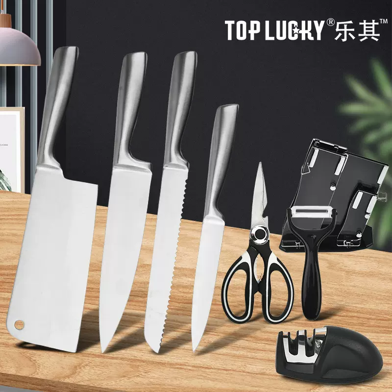 不锈钢8件套厨房刀具可砍骨切肉切菜切蔬菜刀厨房刀具套装