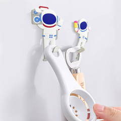 單品創意宇宙科技宇航員太空人磁性冰箱貼掛衣鈎收納家居用品裝飾