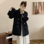 秋冬中长款fletta毛呢大衣