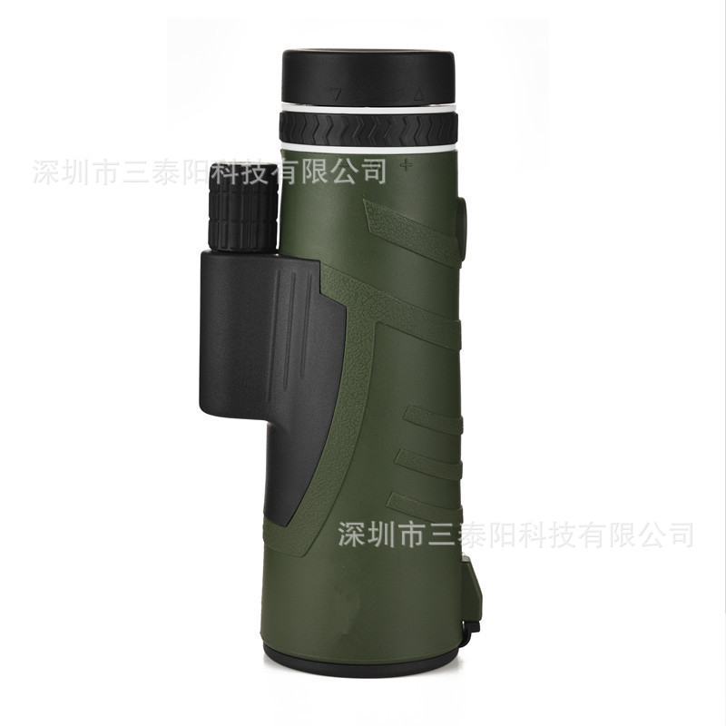 外贸跨境精品爆款军绿色 12X42单筒私模望远镜户外演唱会