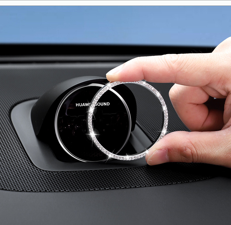 Suitable for Wenjie M9M8M7M5 Instrument Panel Audio Cap Decorative Cover Diamond Diamond Ring R7 Enjoy S9 Supplies Accessories