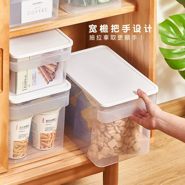 Dropshipping Kitchen Sealed Jar Large Capacity Food Preservation Box Sealed Transparent Rectangular Storage Box Storage Box