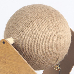 Cat scratching board, cat climbing frame, spherical cat scratching post, non-shedding, scratch-resistant, wear-resistant, solid wood grinding claw, vertical cat toy, cat claw board