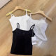 8505 Sweet Lace Beautiful Back Camisole Women's Belt Chest Pad Design Button Outer Wear Fixed Cup Inner Top