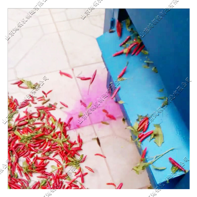 农业菜园辣椒采摘机 小型朝天椒抽吸式双重摘果机 蔬菜去把收获机