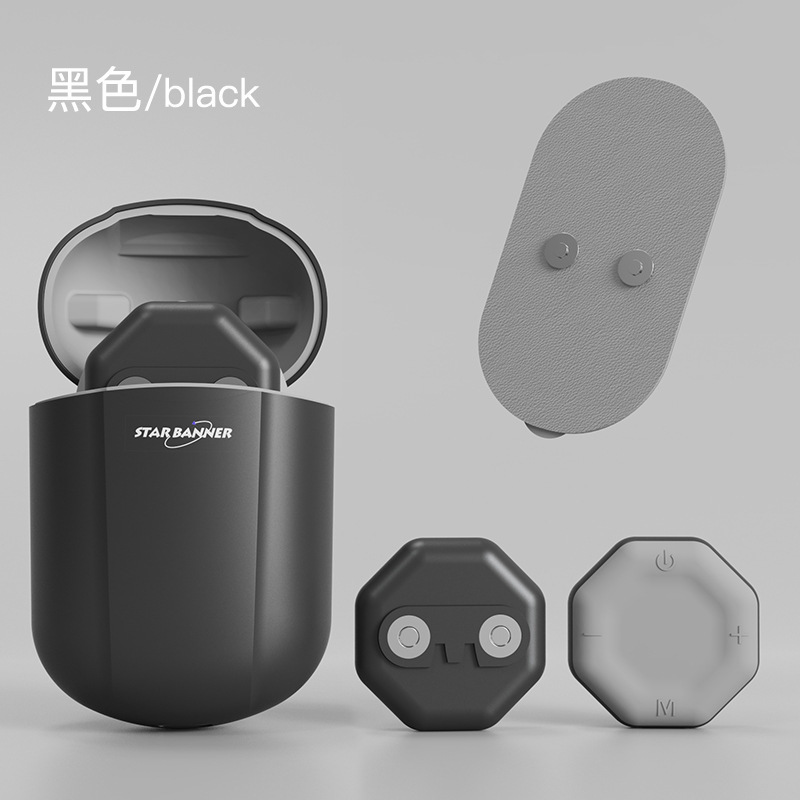 Parche de masaje de bolsillo portátil transfronterizo pulso de baja frecuencia mini pierna cintura espalda relajación masajeador columna cervical masaje pegatina