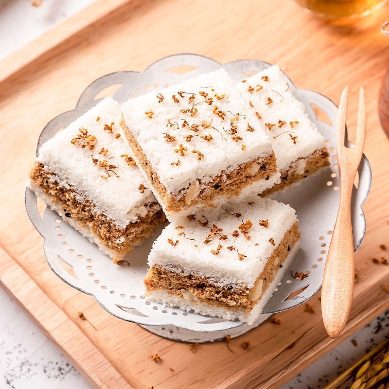 キンモクセイケーキ 1.0kg パック温州名物伝統的なもち米菓子インターネット有名人妊婦スナック 250 グラムドロップシッピング|undefined