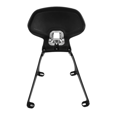 Suitable for 22-25 Honda Adv160 Large Rear Backrest Adv160 Motorcycle Modified Backrest Bracket Passenger Backrest (Motorcycle cushion) - black-large-backrest