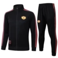 A2508 #   2526 long pull manchester united black retro edition-manchester united